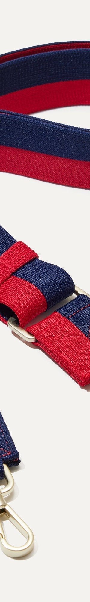 The Crossbody Strap - Navy and Red