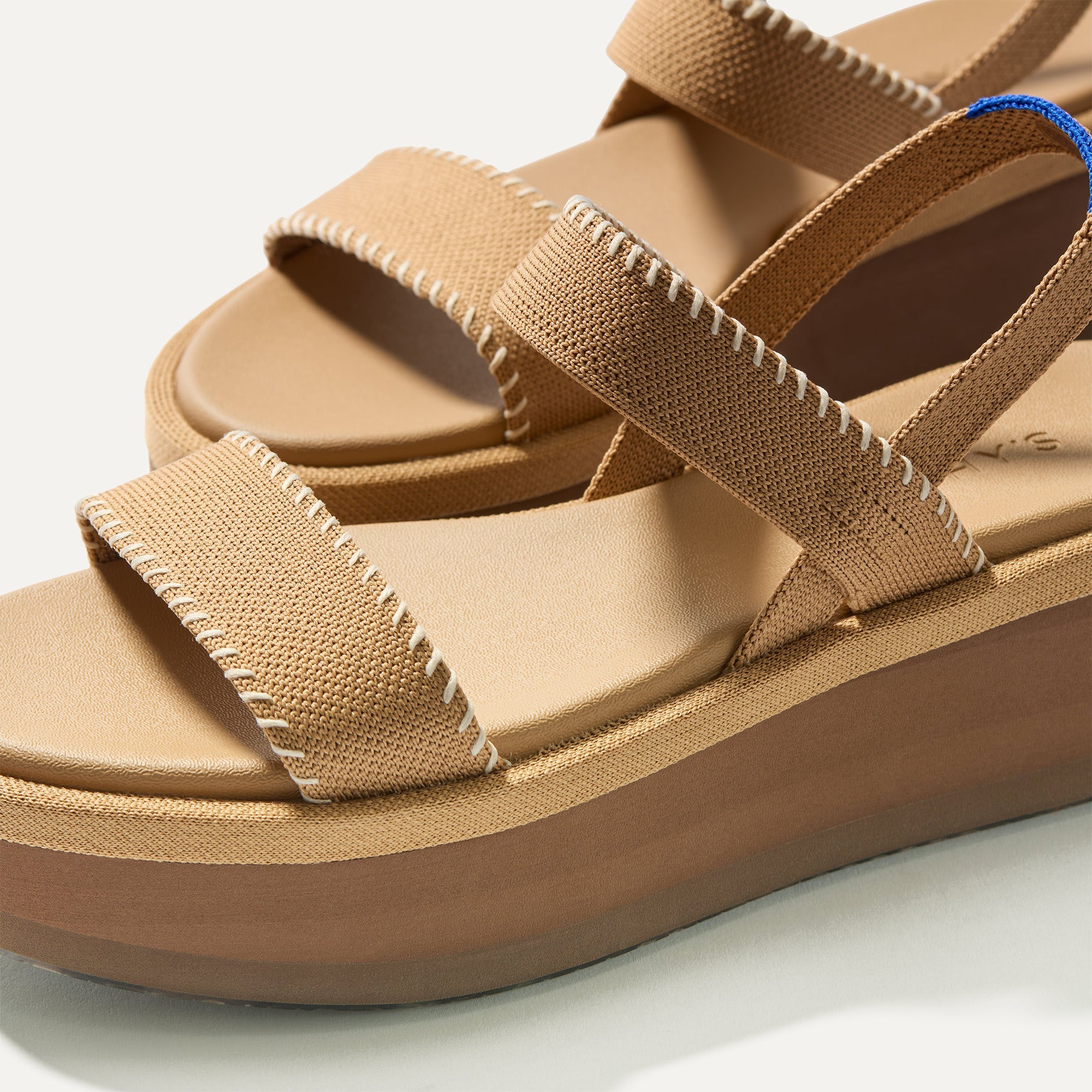 The Lightweight Wedge Sandal - Wren Whipstitch - Image 7