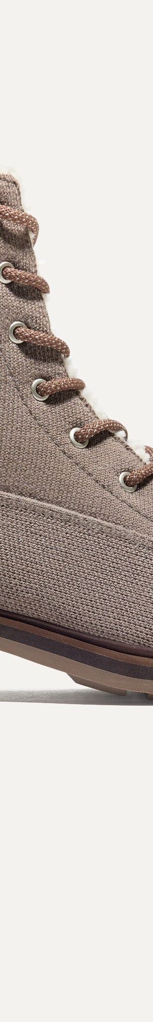 The Cozy Laced Lug Boot - Sparrow