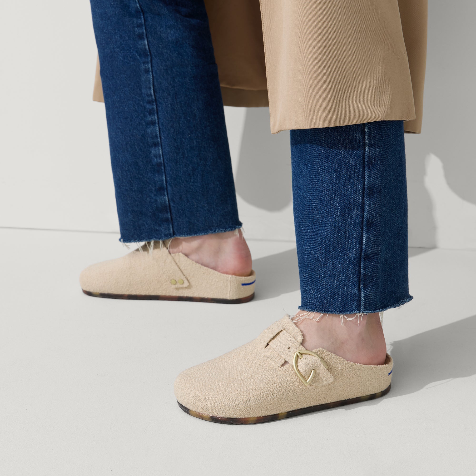 The Buckle Clog - Honeybun Bouclé - Image 3